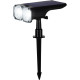 Strend Pro napelemes LED fali/talajra szerelhető lámpa 16x10x27 cm