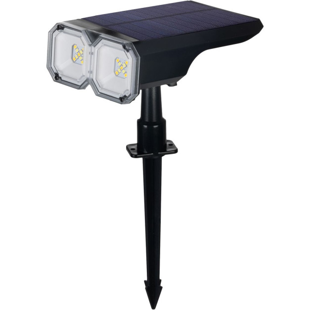 Strend Pro napelemes LED fali/talajra szerelhető lámpa 16x10x27 cm