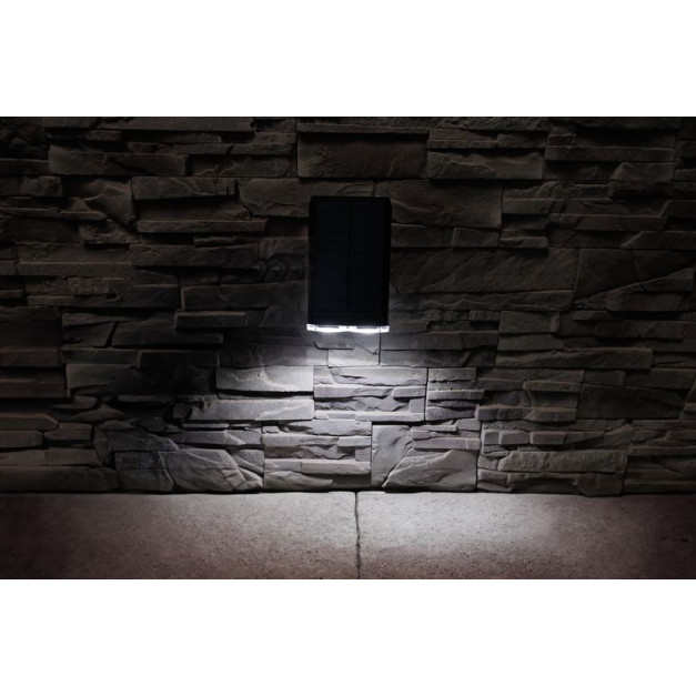Strend Pro napelemes LED fali/talajra szerelhető lámpa 16x10x27 cm