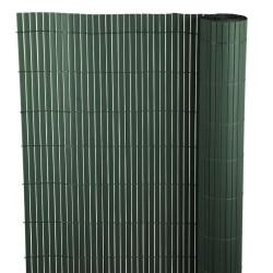 Bambusz hatású műanyag árnyékoló, kerítés, 900 mm, 3 m, zöld, 1300g/m2, UV
