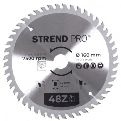 STR TCT 160 x 2,2 x 20/16 mm 48T körfűrészlap fához