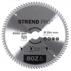 STR TCT 254 x 3,0 x 30/20 mm 80T körfűrészlap fához