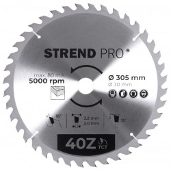 STR TCT 305 x 3,2 x 30/20 mm 40T körfűrészlap fához
