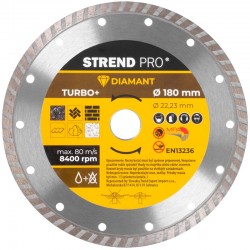 STR gyémánttárcsa 180 mm, Turbo+