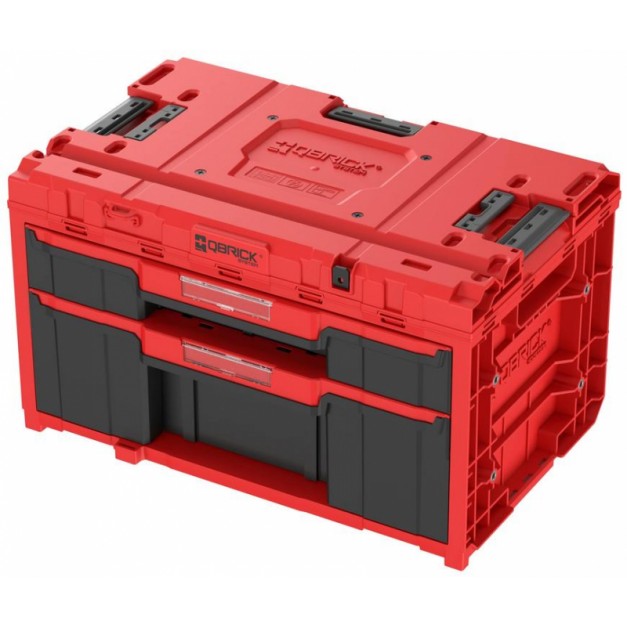 QBRICK System ONE Workshop Red 4 részes szerszámosláda készlet