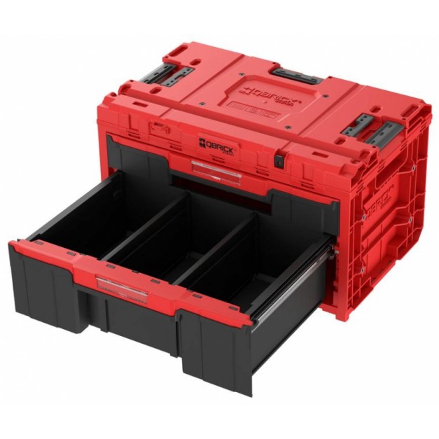 QBRICK System ONE Workshop Red 4 részes szerszámosláda készlet