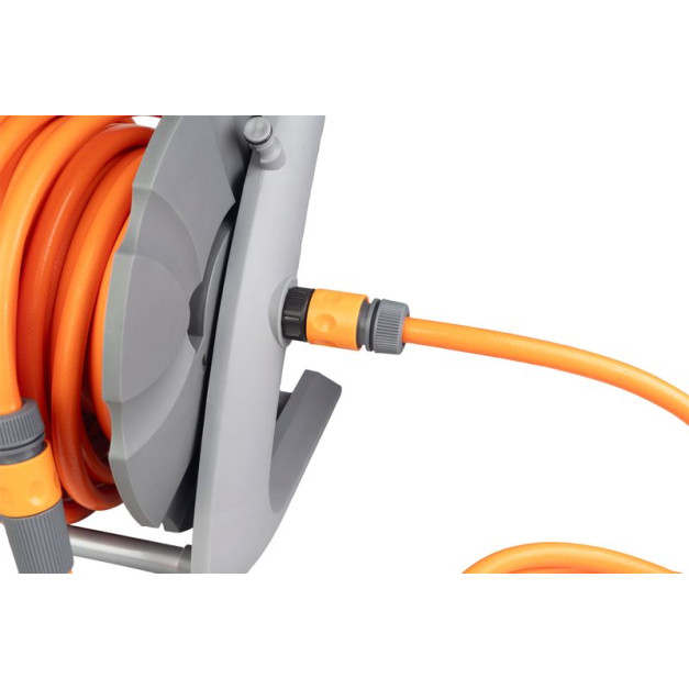 Strend Pro Premium tömlődob, 1/2"-os kerti tömlővel, 20+2 m