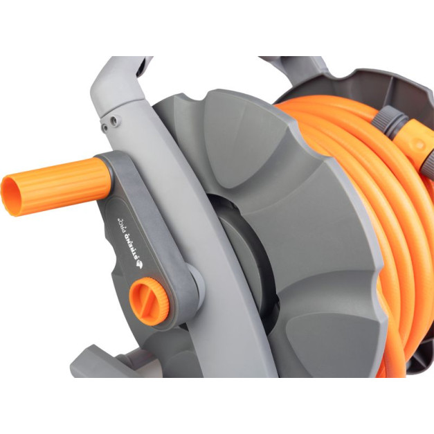 Strend Pro Premium tömlődob, 1/2"-os kerti tömlővel, 20+2 m