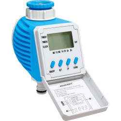 AQUACRAFT 290110 öntözőprogramozó, 3/4" csatlakozás, LCD kijelző,