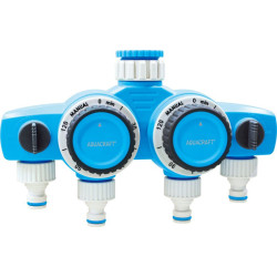 AQUACRAFT® 290040 4 ágú, elosztós mechanikus időzítővel, max. 120 perc