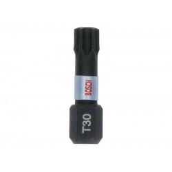 BOSCH Bithegy Torx T30 x 25 mm 1/4" Tic Tac dobozban Impact Control (25 db/cs)