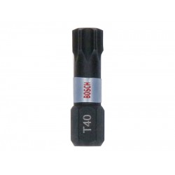BOSCH Bithegy Torx T40 x 25 mm 1/4" Tic Tac dobozban Impact Control (25 db/cs)