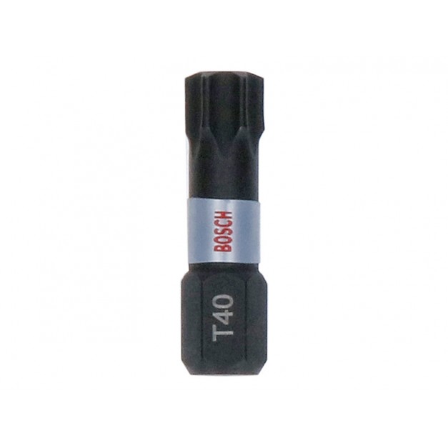 BOSCH Bithegy Torx T40 x 25 mm 1/4" Tic Tac dobozban Impact Control (25 db/cs)