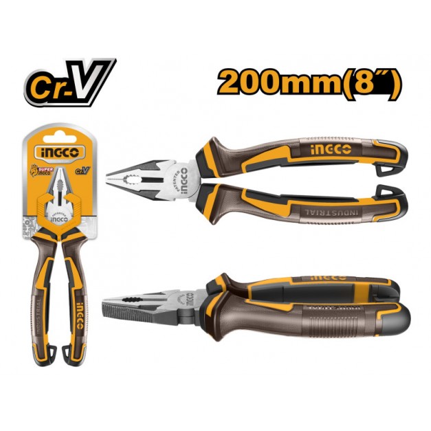INGCO Kombinált fogó 200 mm CrV