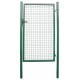 Egyszárnyú kerti ajtó zártszelvény kerettel 120 / 100 cm, zárbetéttel, kulcsokkal, zöld