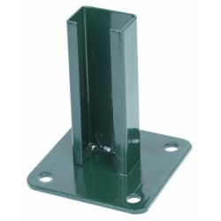 Dübelezhető talp 60x40-es oszlophoz , zöld RAL6005