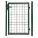 Egyszárnyú zöld kerti ajtó 120 / 100 cm, zárbetéttel, kulcsokkal, RAL6005