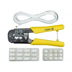 Krimpelő fogó UTP hálózati/RJ45 és telefon/RJ11 kábelekhez