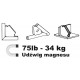 Marpol mágneses hegesztő derékszög, max.34 kg