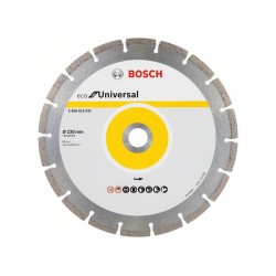 BOSCH Gyémánt vágókorong 230 x 2,6 x 7,0 x 22,2 mm szegmentált ECO for Universal (10 db/cs)
