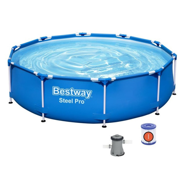 Bestway Steel Pro medence, 56679, vízforgatóval, 3,05 x 0,76 m