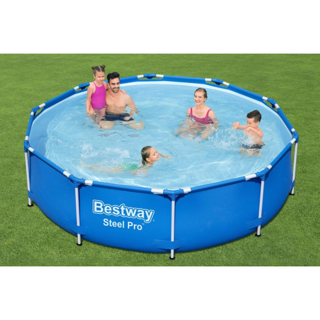 Bestway Steel Pro medence, 56679, vízforgatóval, 3,05 x 0,76 m