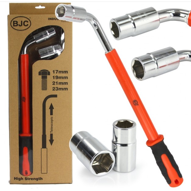 BJC L-típusú teleszkópos kerékkulcs 17-23 mm,  1/2″ 