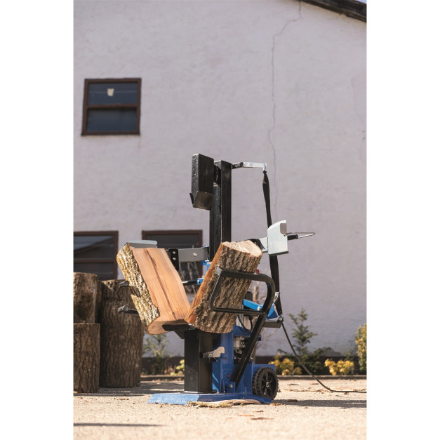 Scheppach 10 tonnás álló rönkhasító gép 380V/ max 107 cm