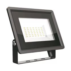 V-TAC 30W LED reflektor 4000K fekete házas