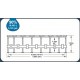 Bestway® Power Steel™ Vista, 56725, medence,  szűrővel, szivattyúval, létrával, ponyvával és adagolóval, 488x122 cm