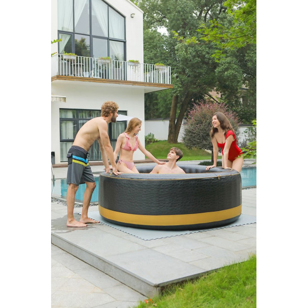 MSpa® Prémium Luxus Exotic felfújható pezsgőfürdő, 6 személyes, 930 literes, 204x70 cm