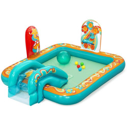 Bestway® Retro Groove Play Center felfújható gyermekmedence, 152x74 cm