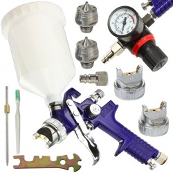 Marpol festékszóró pisztoly készlet, 1/4",  1,4-1,7 mm fuvóka + nyomásszabályzó