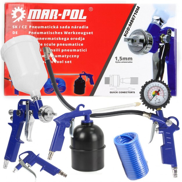 Marpol pneumatikus kompresszor 5 db-os szett 