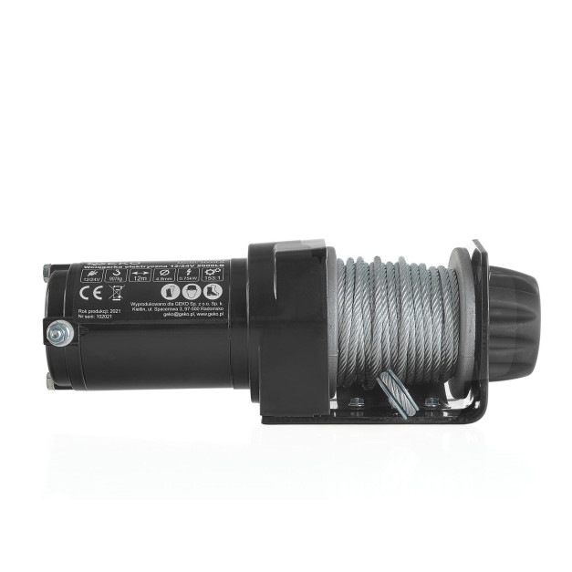 Geko elektromos csörlő, 12V,907kg