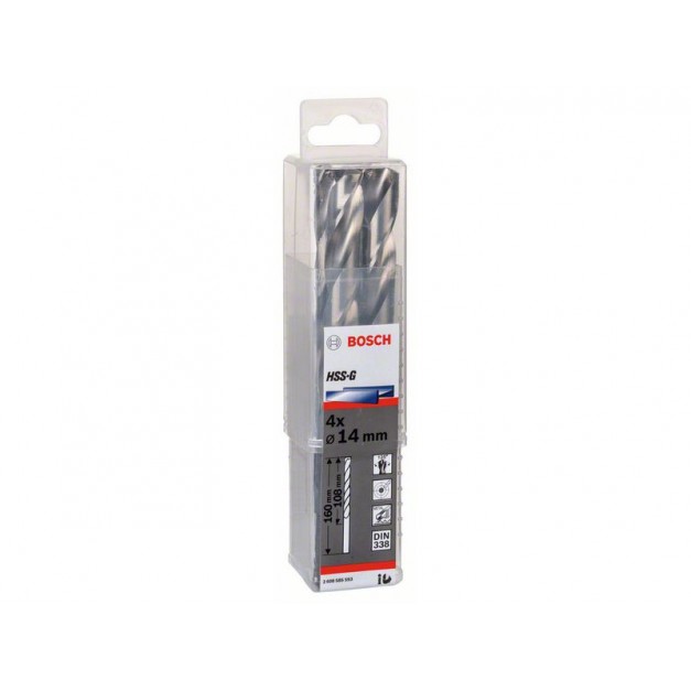 BOSCH Csigafúró redukált 14,0 x 160/108 mm 135° HSS-G DIN 338 (4 db/cs)