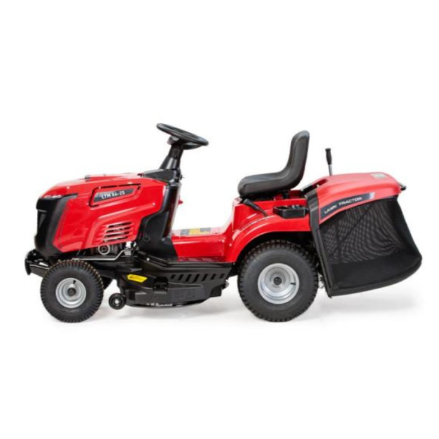 AGM LTM 86-25 benzines Fűnyíró traktor 413 cm³ LONCIN motorral,  200 literes gyűjtővel, vágássz.: 860 mm 