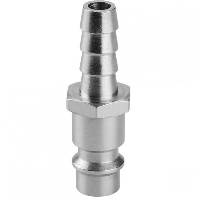 Extol gyorscsatlakozó-dugó, tömlővéggel, 1/4", 6mm, nikkelezett réz, bliszteren