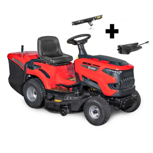 BLUEBIRD gyűjtős fűnyíró traktor 432 ccm, 10,5 LE, 86 cm munkasz.