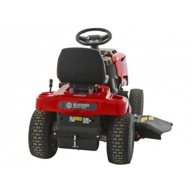 BLUEBIRD oldalkidobós fűnyíró traktor 352 ccm, 9 LE, 98 cm munkasz.