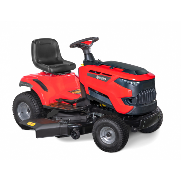 BLUEBIRD oldalkidobós fűnyíró traktor 352 ccm, 9 LE, 98 cm munkasz.