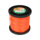 FLO Fűkasza damil csavart négyszög 2,4 mm x 90 m