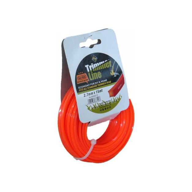 CORTEX Fűnyíró damil 2,7 mm x 15 m négyzet