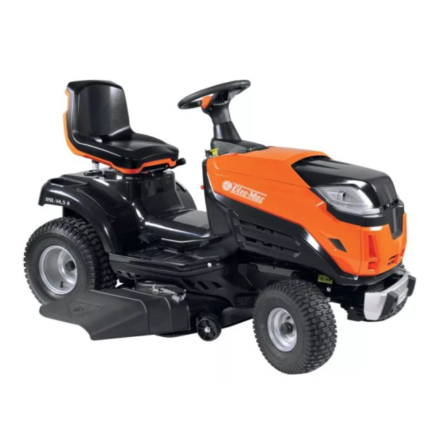 Oleo-Mac OM 99 L/14,5 K benzines oldalkidobós fűnyíró traktor, 432 cm³, 98 cm vágás sz. 