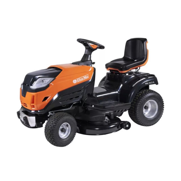 Oleo-Mac OM 99 L/14,5 K benzines oldalkidobós fűnyíró traktor, 432 cm³, 98 cm vágás sz. 