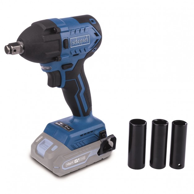 Scheppach akkus ütvecsavarozó 1/2", indukciós motorral IXES 20 V (akku és töltő nélkül)
