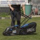 Scheppach akkus fűnyíró indukciós motorral 4 az 1-ben 2x20V, IXES 20 V (akku és töltő nélkül)