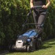 Scheppach akkus fűnyíró indukciós motorral 4 az 1-ben 2x20V, IXES 20 V (akku és töltő nélkül)