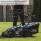 Scheppach akkus fűnyíró indukciós motorral 4 az 1-ben 2x20V, IXES 20 V (akku és töltő nélkül)