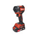DCK Akkus ütvecsavarozó 1/4" 208 Nm szénkefe nélküli 20 V (1 x 4,0 Ah akku + töltő)